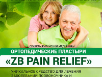 ZB Pain Relief - Ортопедический Пластырь - Славянка